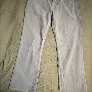 VINEYARD VINES Light Gray Classic
Fit Straight Legs Corduroy Pants
Size 38x30